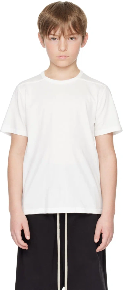 RICK OWENS KIDS OFF-WHITE LEVEL T-SHIRT