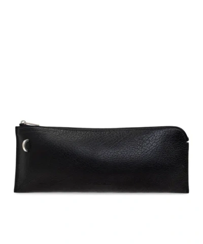 RICK OWENS RICK OWENS LOGO EMBOSSED CLUTCH BAG