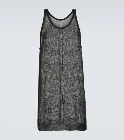 RICK OWENS MAGLIA VIRGIN WOOL TANK TOP