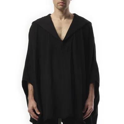 RICK OWENS MEN'S HOODED KAFTAN