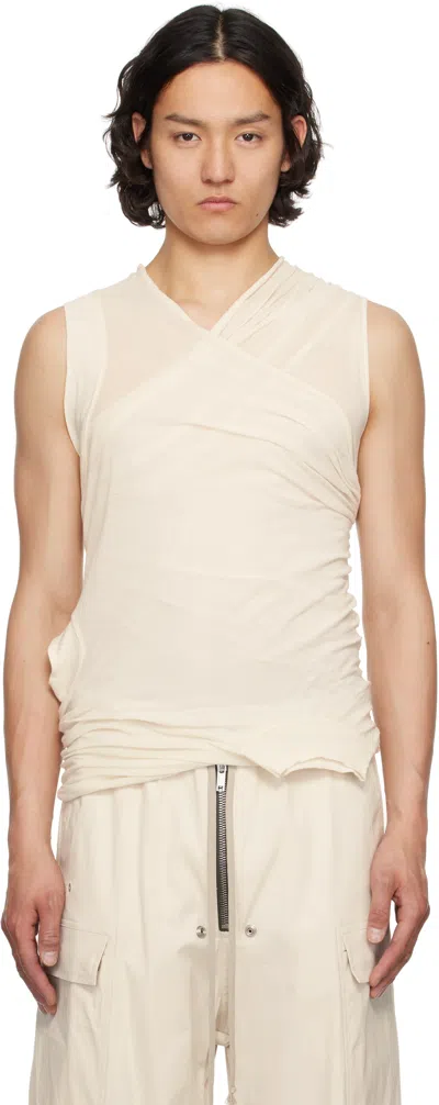 RICK OWENS OFF-WHITE HOLLYWOOD BANANA TANK TOP