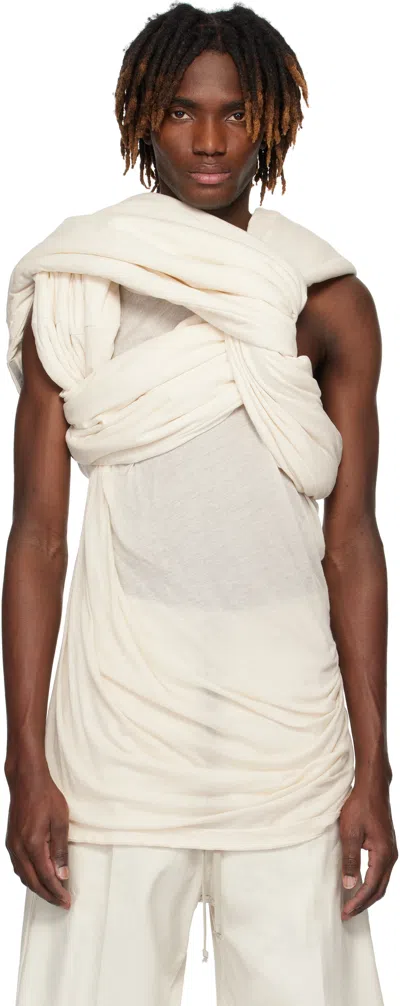 RICK OWENS OFF-WHITE HOLLYWOOD TRIPLE DONUT T-SHIRT