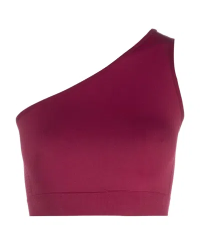 RICK OWENS ONE-SHOULDER CROPPED TOP