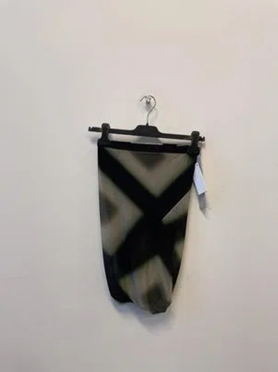 RICK OWENS RICK OWENS HIGH-WAIST PATTERNED MIDI SKIRT