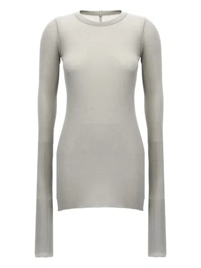 RICK OWENS RIBBED LONG-SLEEVE T-SHIRT