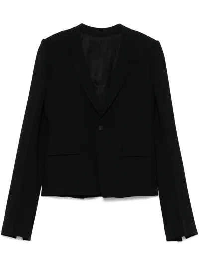 RICK OWENS SINGLE-BREASTED BLAZER
