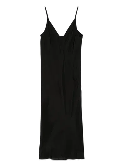 RICK OWENS SLIP-STYLE MIDI DRESS