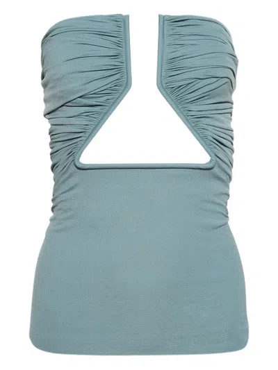 RICK OWENS STRAPLESS TOP
