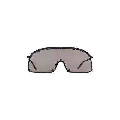 RICK OWENS RICK OWENS SUNGLASSES SHIELDING 'BLACK'