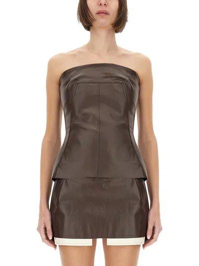 RICK OWENS TOP BUSTIER