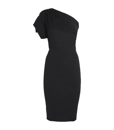 RICK OWENS TWISTED ONE-SHOULDER MINI DRESS