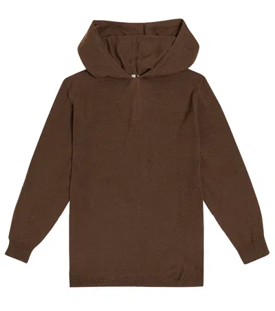 RICK OWENS VIRGIN WOOL HOODIE
