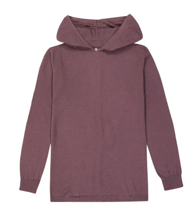 RICK OWENS VIRGIN WOOL HOODIE