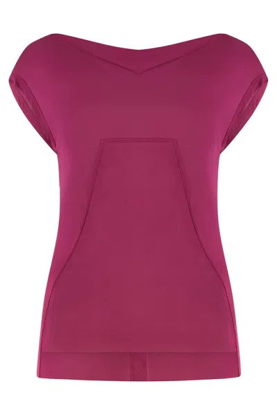 RICK OWENS VISCOSE BLEND T-SHIRT