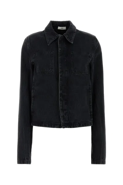 RIER GIUBBINO IN DENIM NERO  DONNA