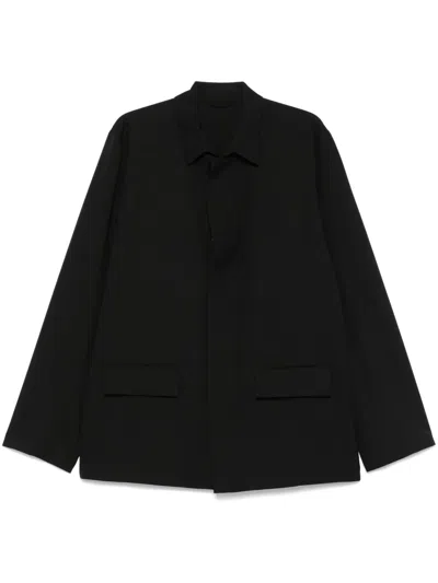 RIER POPLIN WOOL JACKET