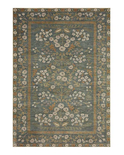 RIFLE PAPER CO FIORE FIO-01 AREA RUG, 3'7 X 5'7