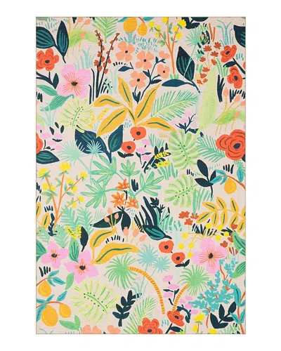 RIFLE PAPER CO VERANDA VRN-02 AREA RUG, 5' X 7'6