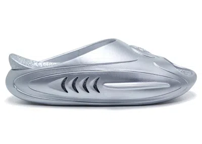 RIGORER MEN'S RIGORER SHARK 2 SLIDE SNEAKERS IN SILVER