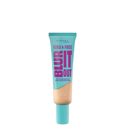 RIMMEL LONDON KIND & FREE BLUR IT OUT MATTIFYING SKIN TINT 30ML (VARIOUS SHADES) - 010 ROSE IVORY