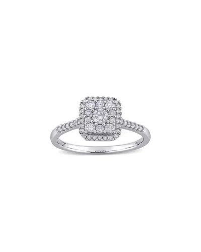 RINA LIMOR RINA LIMOR 10K 0.50 CT. TW. DIAMOND HALO RING