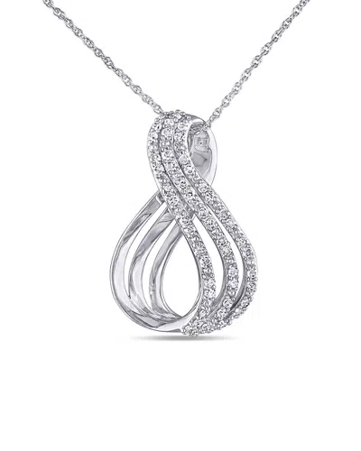 RINA LIMOR RINA LIMOR 10K GOLD 0.25 CT. TW. DIAMOND PENDANT NECKLACE