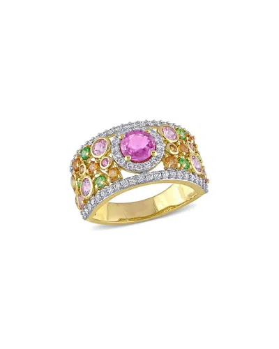RINA LIMOR RINA LIMOR 14K 3.13 CT. TW. DIAMOND & GEMSTONE RING