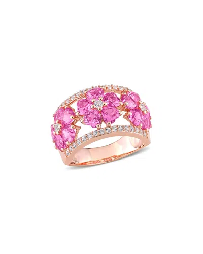 RINA LIMOR RINA LIMOR ROSE GOLD PLATED 5.27 CT. TW. GEMSTONE RING