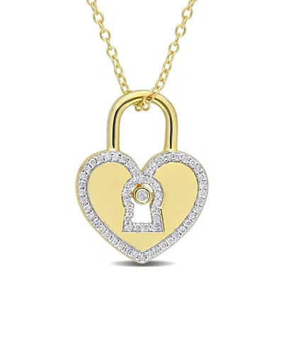 RINA LIMOR RINA LIMOR SILVER 0.19 CT. TW. DIAMOND NECKLACE