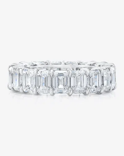 RING CONCIERGE EMERALD DIAMOND ETERNITY BAND