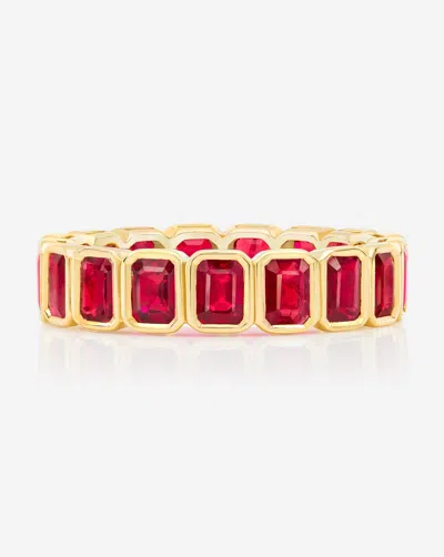 RING CONCIERGE GEMSTONE BEZEL ETERNITY BAND