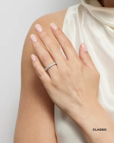 RING CONCIERGE LAB GROWN ROUND DIAMOND ETERNITY BAND