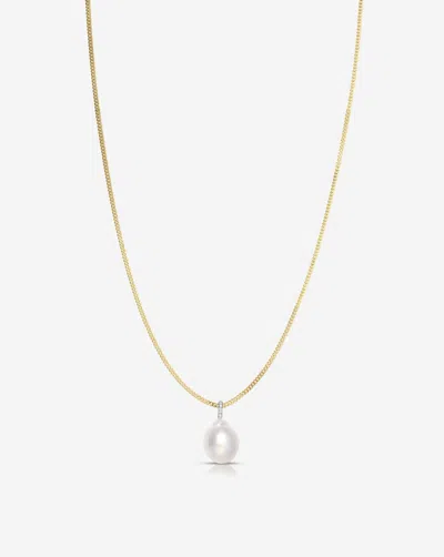 RING CONCIERGE ORGANIC PEARL + PAVÉ LAYERING NECKLACE