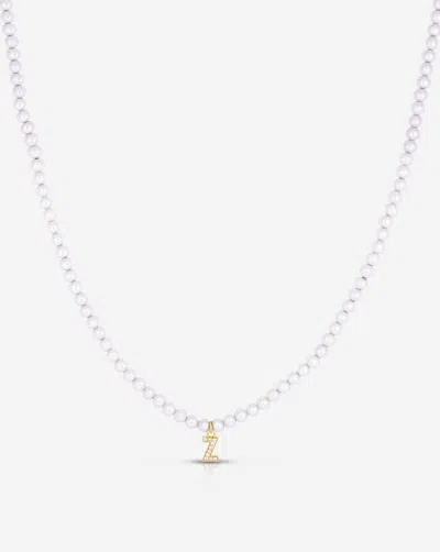 RING CONCIERGE PEARL + PAVÉ INITIAL CHOKER