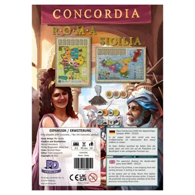 RIO GRANDE GAMES CONCORDIA ROMA & SICILIA BOARD GAME