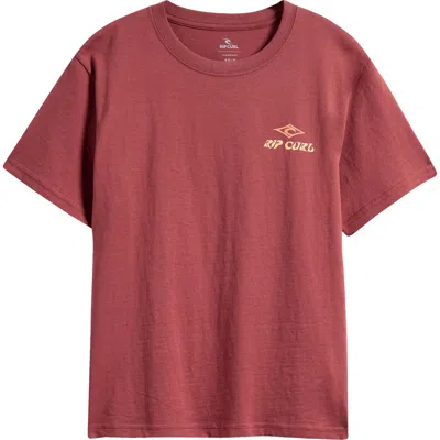 RIP CURL RIP CURL KIDS' SASHA COTTON GRAPHIC T-SHIRT