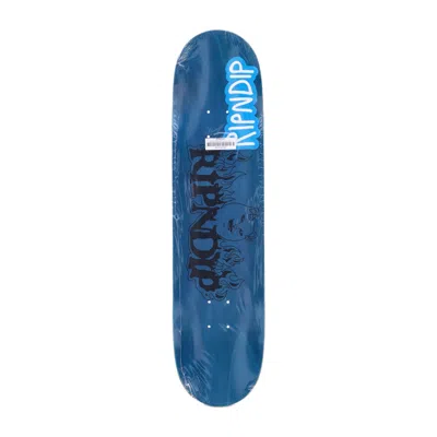 RIPNDIP MEN'S SKATEBOARD DEVILS WORK BOARD BLACK/BLUE
