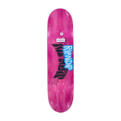 RIPNDIP SKATEBOARD DECK MEN HOMEGROWN TREATS BOARD PURPLE/FUCHSIA