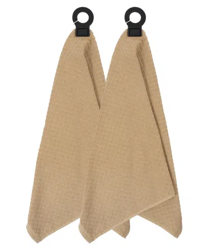 RITZ HOOK AND HANG WOVEN KITCHEN TOWEL, SET OF 2
