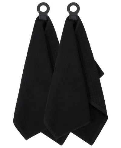 RITZ HOOK AND HANG WOVEN KITCHEN TOWEL, SET OF 2
