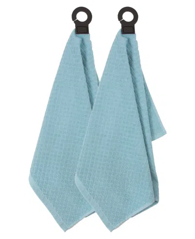RITZ HOOK AND HANG WOVEN KITCHEN TOWEL, SET OF 2