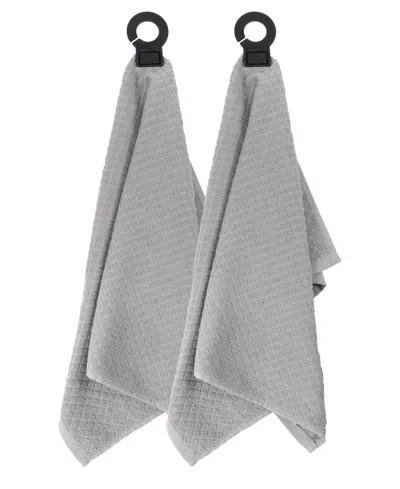RITZ HOOK AND HANG WOVEN KITCHEN TOWEL, SET OF 2
