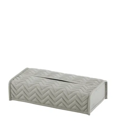 RIVIERE HERRINGBONE QUILTED RECTANGULAR BOX