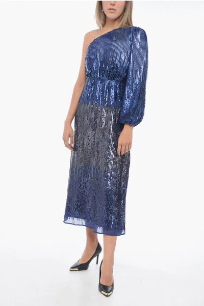 RIXO LONDON One-Shoulder BRADSHAW Sequined Dress