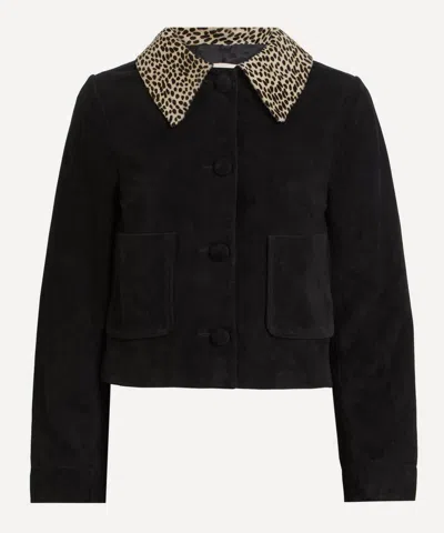 RIXO LONDON RIXO WOMEN'S FIORA SUEDE JACKET