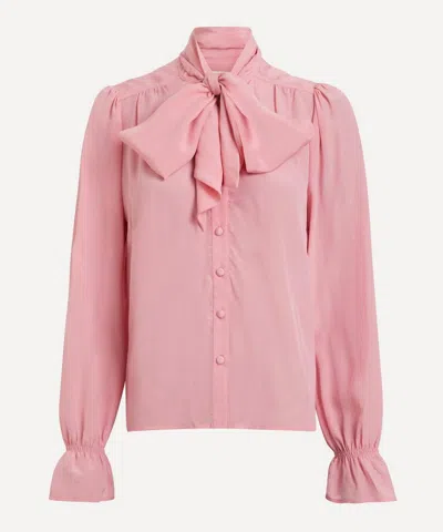 RIXO LONDON RIXO WOMEN'S WILHELMINA SILK BLOUSE