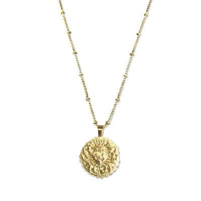 RIZE WOMEN'S CANCER ZODIAC MANIFESTING NECKLACE *DOUBLE SIDED* - GOLD VERMEIL
