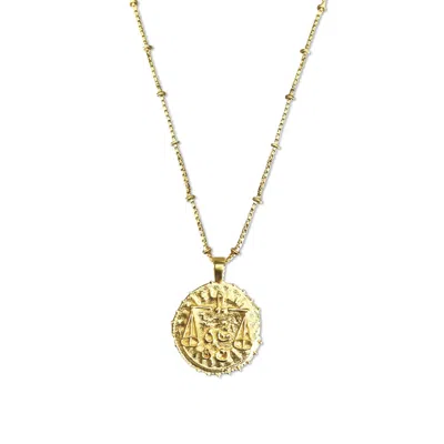 RIZE WOMEN'S LIBRA ZODIAC MANIFESTING NECKLACE *DOUBLE SIDED* - GOLD VERMEIL