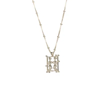 RIZE WOMEN'S TRIBAL GIRL & BOY NECKLACE - STERLING SILVER