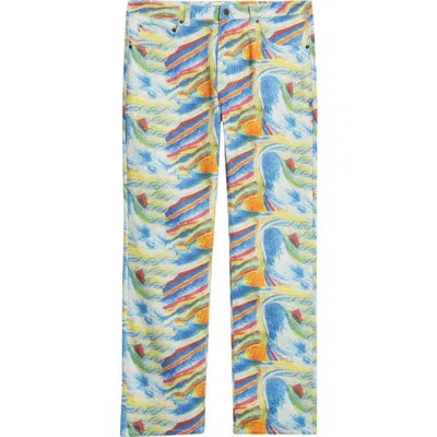 RIZORT RIZORT ART STRAIGHT COTTON TWILL PANTS